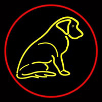 Dog With Logo 1 Neonkyltti