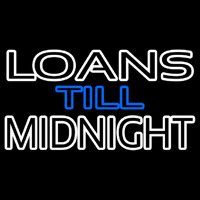 Double Stroke Loans Till Midnight Neonkyltti