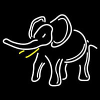 Elephant Logo Neonkyltti