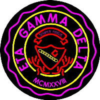 Eta Gamma Delta Logo Neonkyltti