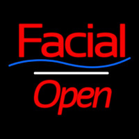 Facial Open White Line Neonkyltti