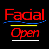 Facial Open Yellow Line Neonkyltti