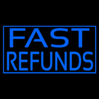 Fast Refunds Neonkyltti