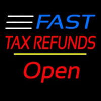 Fast Ta  Refunds Open Yellow Line Neonkyltti