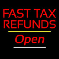 Fast Ta  Refunds Open Yellow Line Neonkyltti