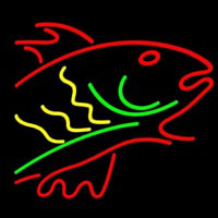 Fish Logo Neonkyltti