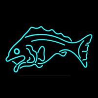 Fish Tuquoise Logo 1 Neonkyltti