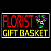 Florist Gifts Baskets White Border Neonkyltti