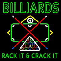 Green Billiards Rack It And Crack It Neonkyltti