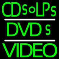 Green Cds Lps Dvds Video Neonkyltti