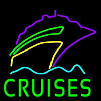 Green Cruises Logo Neonkyltti