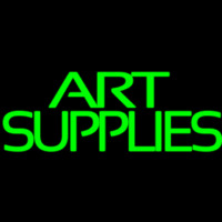 Green Double Stroke Art Supplies 1 Neonkyltti