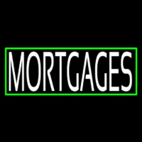 Green Mortgage With Green Border Neonkyltti