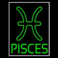 Green Pisces Neonkyltti