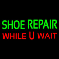 Green Shoe Repair Red While You Wait Neonkyltti