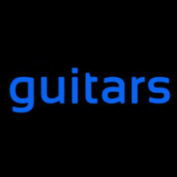 Guitar Cursive 1 Neonkyltti