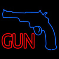 Gun With Logo Neonkyltti