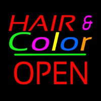 Hair And Color Block Open Green Line Neonkyltti