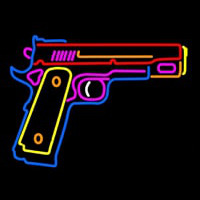 Hand Gun Neonkyltti