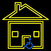 Handicapped Housing Neonkyltti