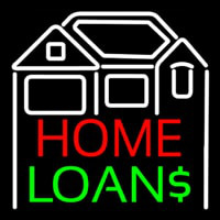 Home Loans With Home Logo Neonkyltti