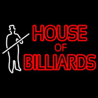 House Of Billiards Neonkyltti