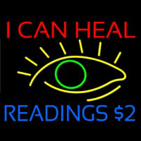 I Can Heal Readings With Eye Neonkyltti