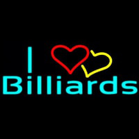 I Love Billiards 2 Neonkyltti