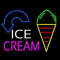 Ice Cream Arrow Neonkyltti