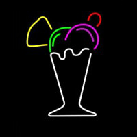 Ice Cream Glass Neonkyltti