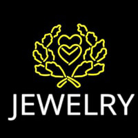 Jewelry Block Logo Neonkyltti