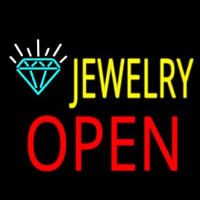 Jewelry Block Open Neonkyltti