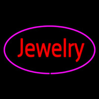 Jewelry Purple Oval Neonkyltti