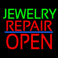 Jewelry Repair Block Open Blue Line Neonkyltti