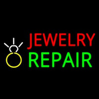 Jewelry Repair Logo Block Neonkyltti