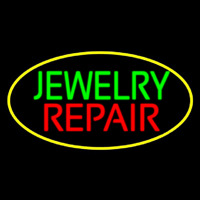 Jewelry Repair Oval Yellow Neonkyltti