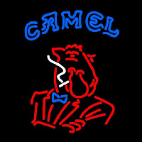 Joe Camel Red Logo Neonkyltti