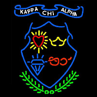 Kappa Chi Alpha Sorority Logo Neonkyltti