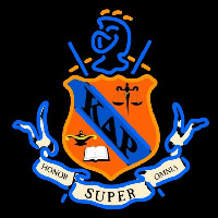 Kappa Delta Rho Chapters Logo Neonkyltti