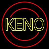 Keno With Ball 2 Neonkyltti