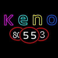 Keno With Multi Color Ball 1 Neonkyltti