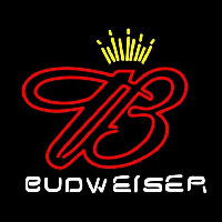 Large Budweiser Crown Beer Sign Neonkyltti