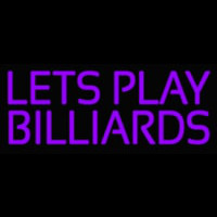 Lets Play Billiard 1 Neonkyltti