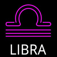 Libra Icon Neonkyltti