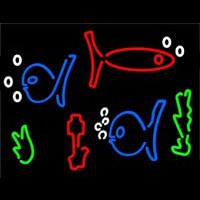 Logo Fish Neonkyltti