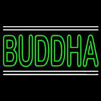 Lord Buddha With White Line Neonkyltti