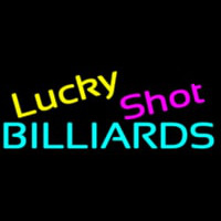 Lucky Shot Billiards 1 Neonkyltti