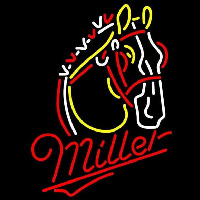 Miler Horse Beer Sign Neonkyltti