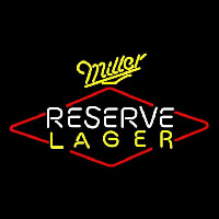 Miller Reserve Lager Beer Sign Neonkyltti