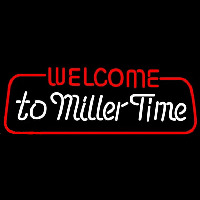 Miller welcome to time Beer Sign Neonkyltti